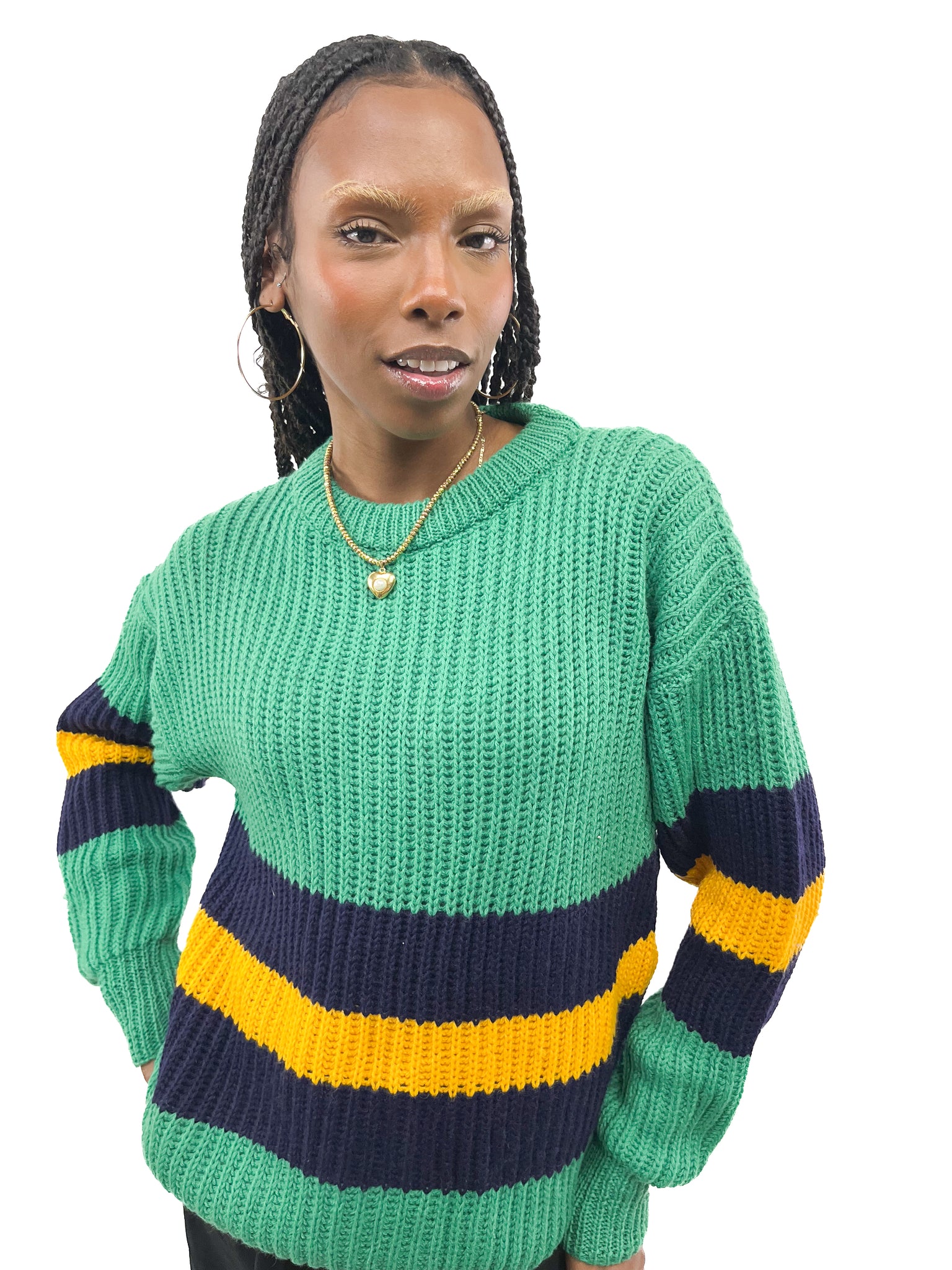 90s Striped Sweater – Redeux Vintage