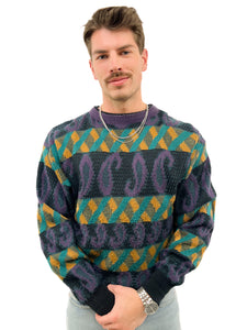 80s Geometric Sweater