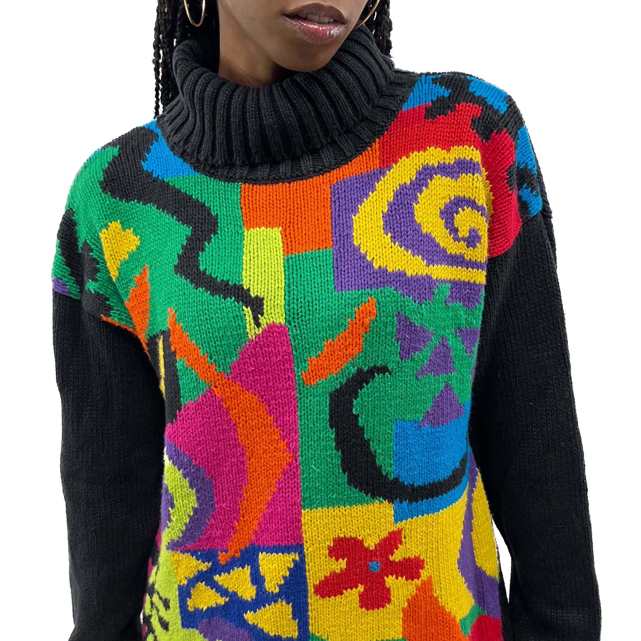 80s Abstract Sweater