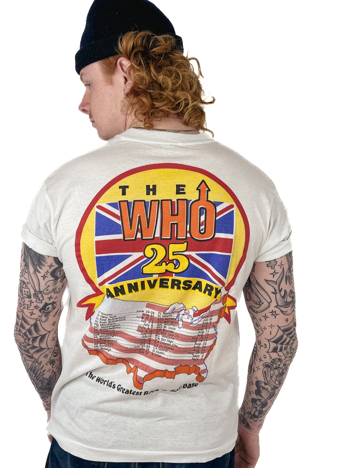 80s The Who Tour Tee