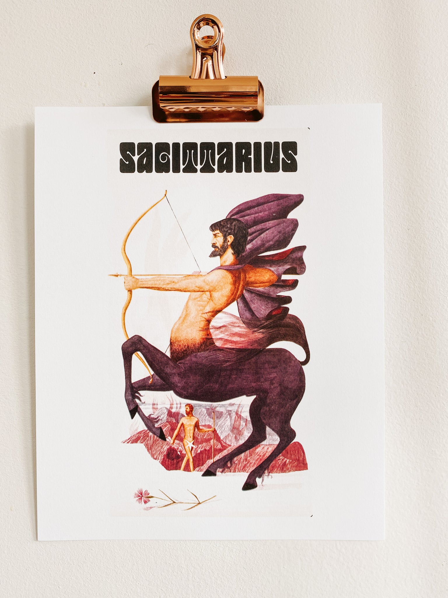 Sagittarius Zodiac Print